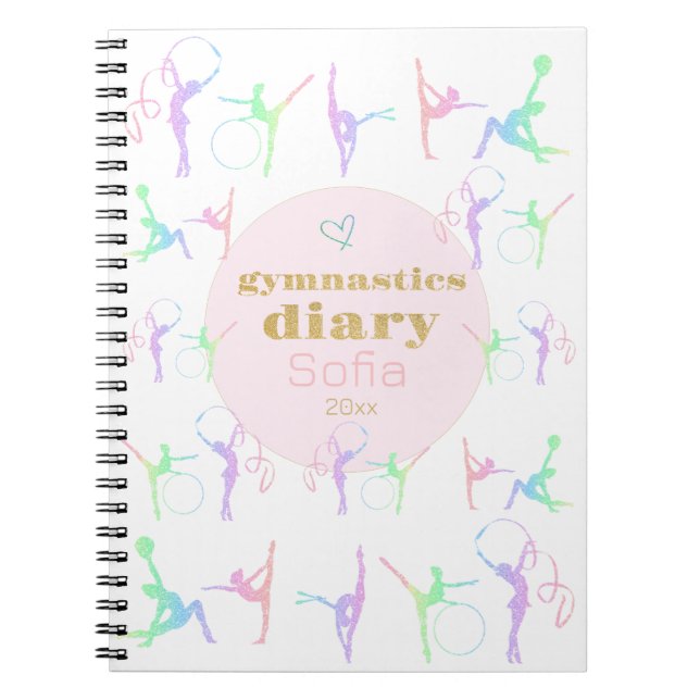Rhythmic Gymnastic Sport  Notebook (Front)