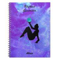 Rhythmic Gymnastics Ball Routine Galaxy Notebook