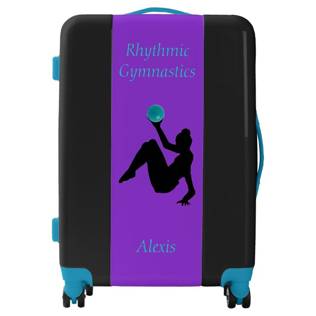 Rhythmic Gymnastics Ball Routine Personalized  Luggage (Front)