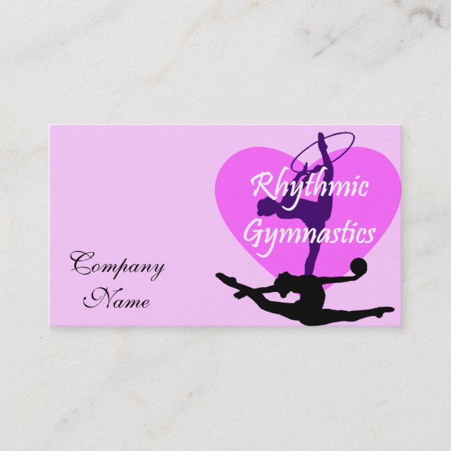Rhythmic Gymnastics Business Card (Front)