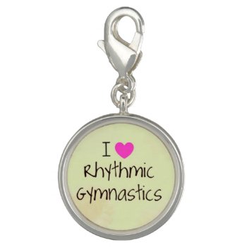 Rhythmic Gymnastics Charm by thinkpinkgirlpower at Zazzle