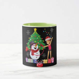 Rhythmic Gymnastics Christmas Celebration   Mug