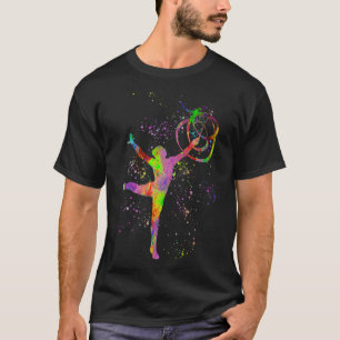 Rhythmic gymnastics competition in watercolor 26 T-Shirt