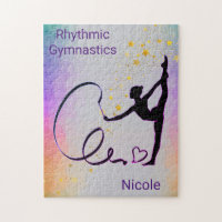 Rhythmic Gymnastics Girls Ribbon Puzzle