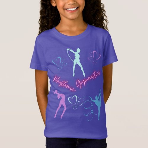 Rhythmic Gymnastics Hoop Ribbon and Ball T_Shirt