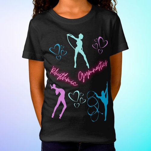Rhythmic Gymnastics Hoop Ribbon and Ball  T_Shirt