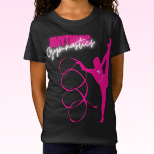 Rhythmic Gymnastics Hot Pink T-Shirt