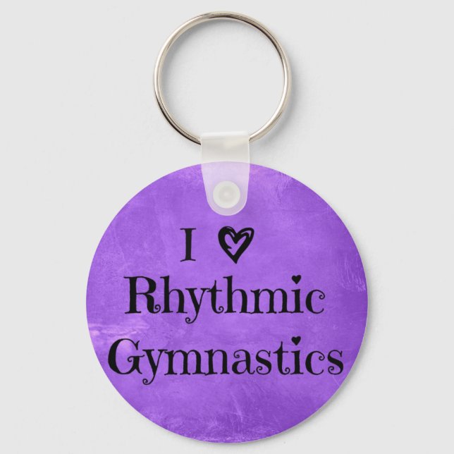 Rhythmic Gymnastics keychain gifts and accessories (Front)