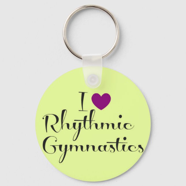 Rhythmic Gymnastics keychain gifts and accessories (Front)
