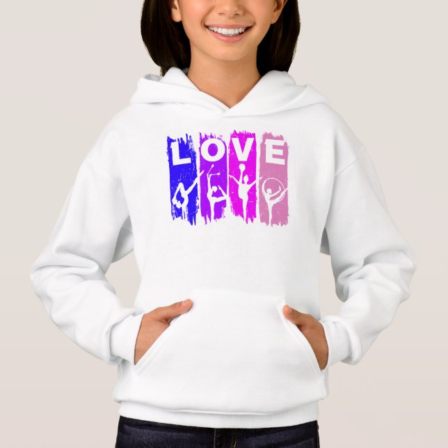 Rhythmic Gymnastics Love      Hoodie (Front)