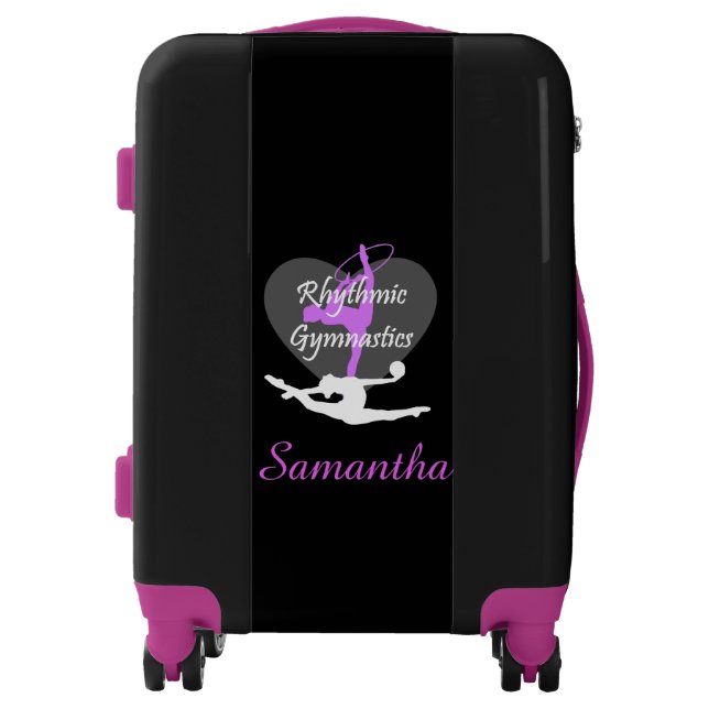 Rhythmic gymnastics personalized luggage (Front)