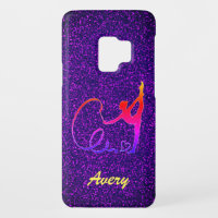 Rhythmic Gymnastics Purple Sparkle Case-Mate Samsung Galaxy S9 Case