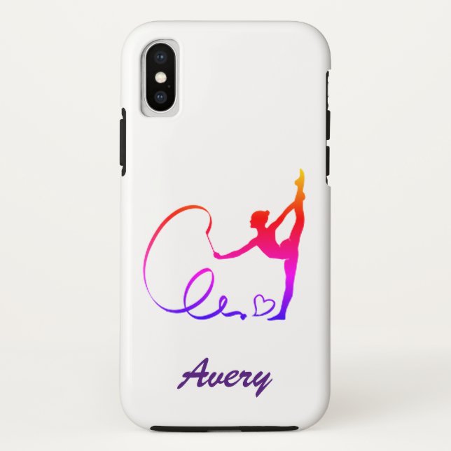 Rhythmic Gymnastics Rainbow Case-Mate iPhone Case (Back)