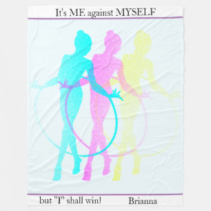 Rhythmic Gymnastics Reflections Me, Myself & I Fleece Blanket