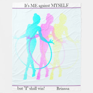 Rhythmic Gymnastics Reflections Me, Myself & I Fleece Blanket