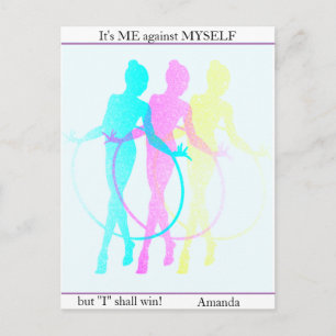 Rhythmic Gymnastics Reflections Me, Myself & I Postcard