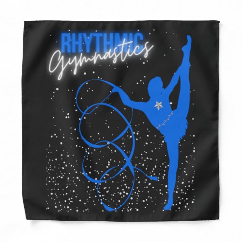 Rhythmic Gymnastics Ribbon and Stars  Bandana