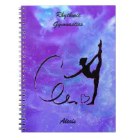 Kids Notebook With Rhythmic Gymnastics Design