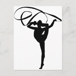 Rhythmic Gymnastics - Ribbon Postcard