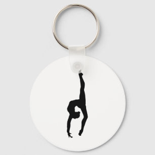 Rhythmic Gymnastics Silhouette Keychain