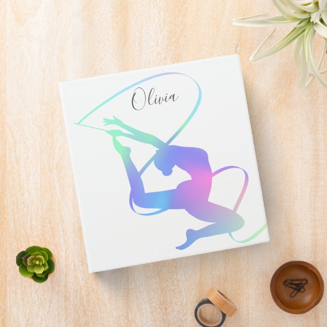 Rhythmic Gymnastics with Ribbon 3-Ring Binder  (In Situ)