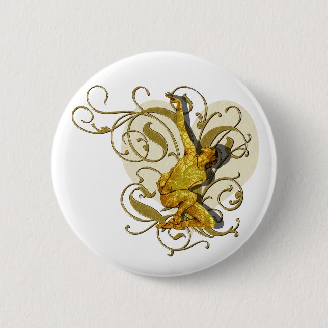 rhythmic gymnatics button (Front)