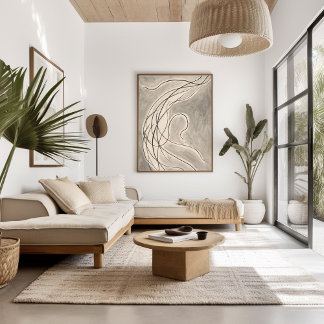 Rhythmic Lines | Abraham Walkowitz Framed Art