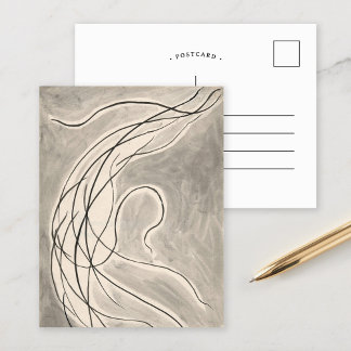 Rhythmic Lines | Abraham Walkowitz Postcard