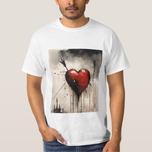 Rhythmic Love Heartbeat Harmony Tee T_Shirt