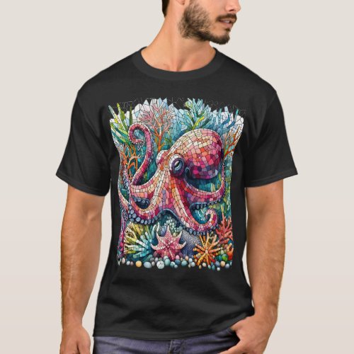 Rhythmic Octopus Jamming on Drums T_Shirt