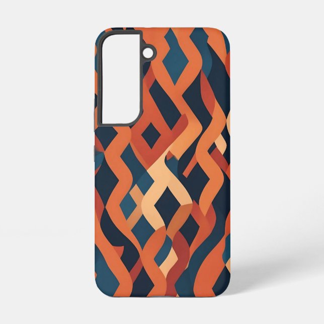 Rhythmic Pattern inspired by Carpet Weaving Samsung Galaxy Case (Back)