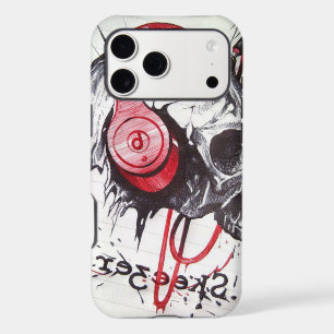 Rhythmic Skull Red Headphones Dark Art Designer Ho iPhone 17 Pro Max Case