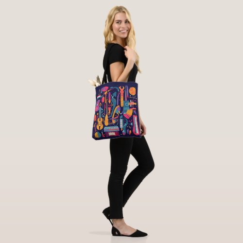 Rhythmic Symphony Tote Bag