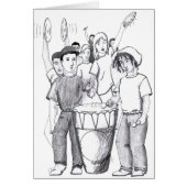 Rhythms Drum Dancing People (Front)