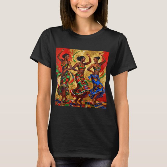 Rhythms in Colour – Black History Celebration T-Shirt (Front)