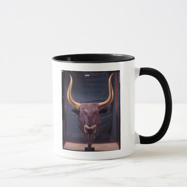 Rhyton in the shape of a bull's head, mug (Right)