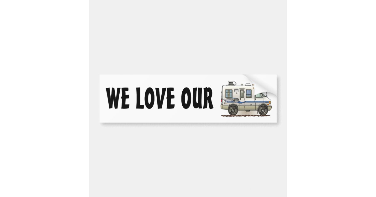 Rialta Winnebago Camper RV Bumper Sticker Zazzle