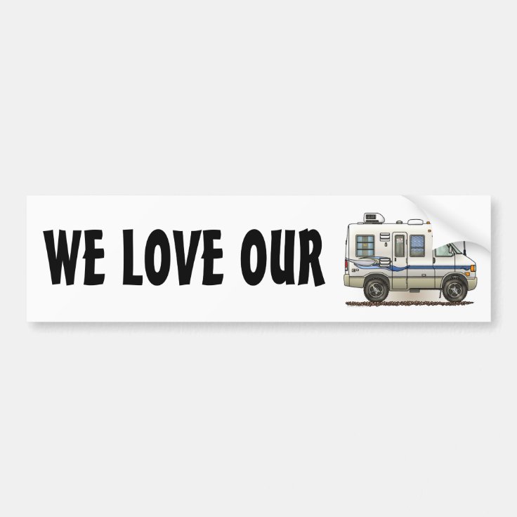 Rialta Winnebago Camper RV Bumper Sticker Zazzle