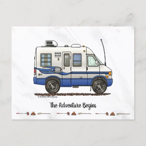 Rialta Winnebago Camper RV HSH Postcard