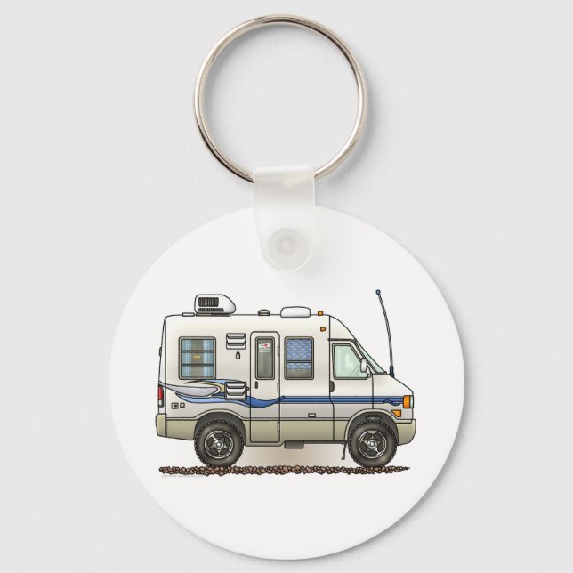 Rialta Winnebago Camper RV Keychain (Front)