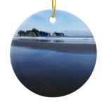 Rialto Beach I Ceramic Ornament