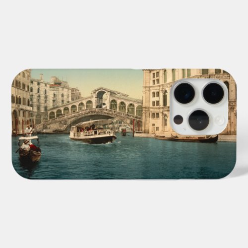 Rialto Bridge and Grand Canal Venice iPhone 15 Pro Case