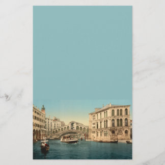 Rialto Bridge and Grand Canal, Venice, Italy Stationery