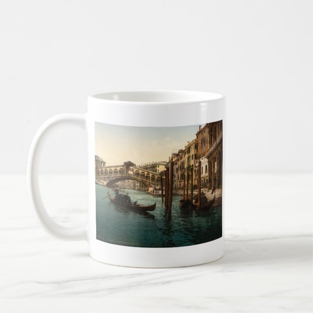 Rialto Bridge I, Venice, Italy Coffee Mug (Left)