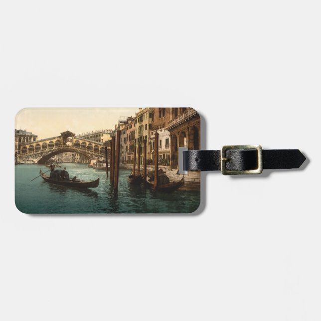 Rialto Bridge I, Venice, Italy Luggage Tag (Front Horizontal)