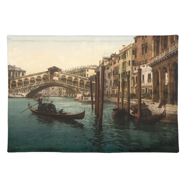 Rialto Bridge I, Venice, Italy Placemat (Front)