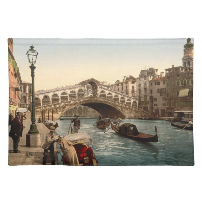 Rialto Bridge II, Venice, Italy Placemat (Front)
