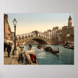 Rialto Bridge II, Venice, Italy Poster