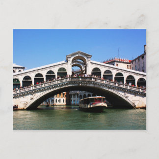 Rialto Bridge in Venice Postcard