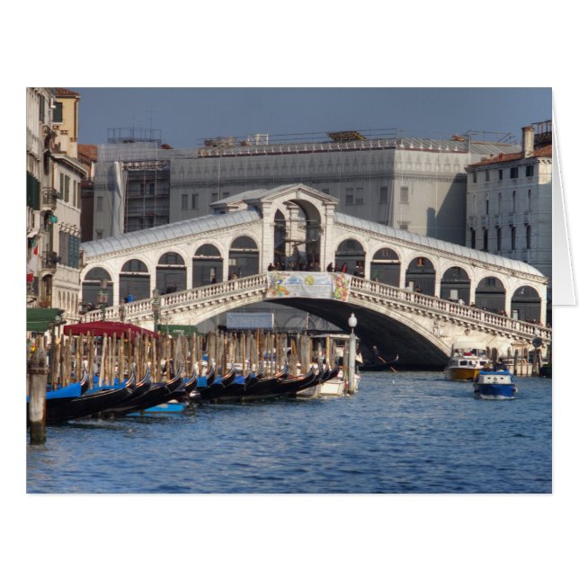 Rialto Bridge Venice Italy Cards (Front Horizontal)